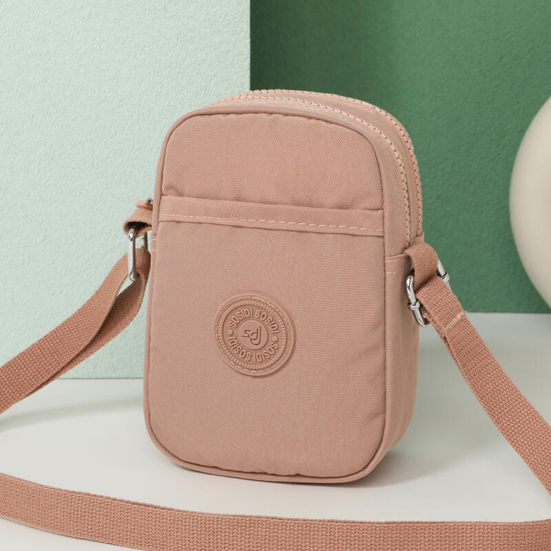 Solid Color Mobile Phone Bag Women's Crossbody Bag Coin Purse