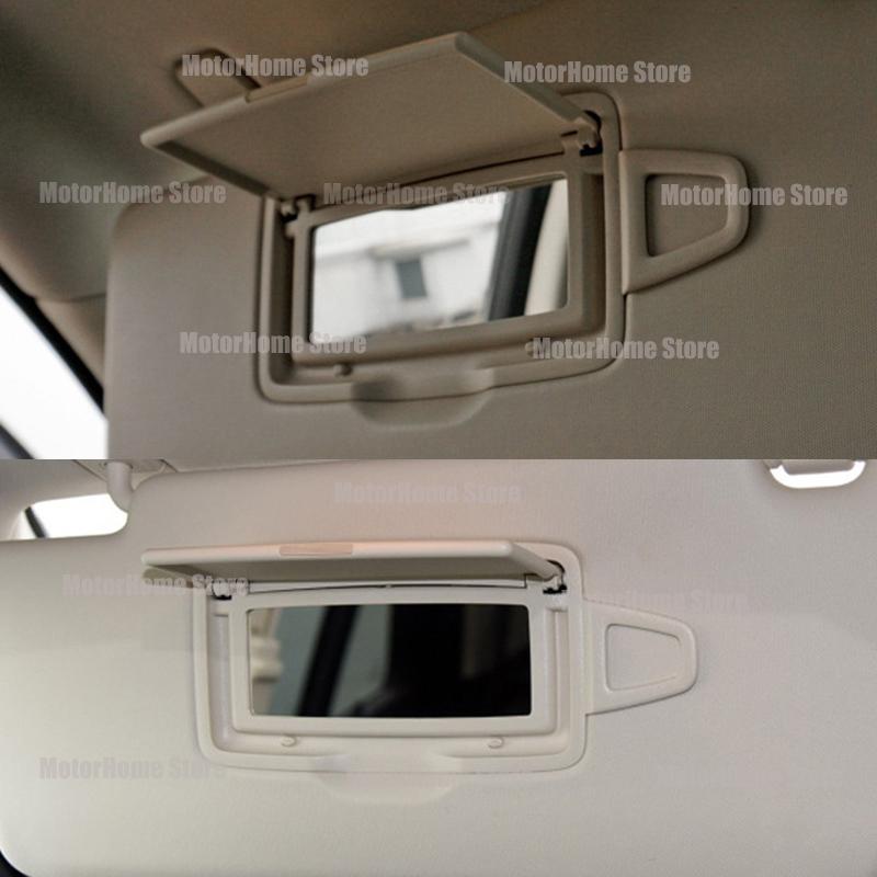Sun Shade Visor Makeup Cosmetic Mirror Cover For Mercedes Benz W166 GL Class ML Class GLE 166 810