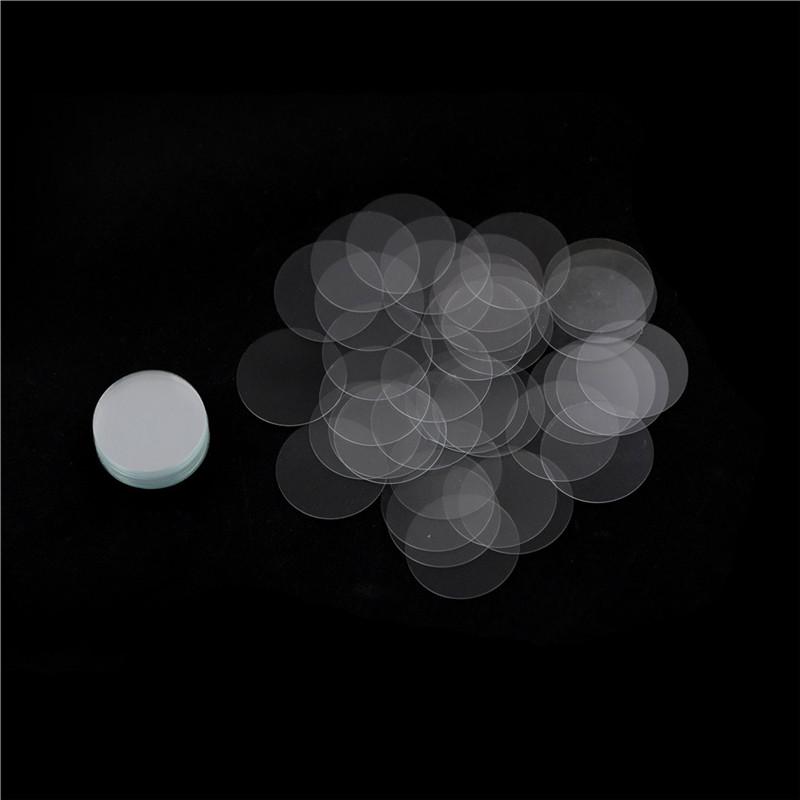 

100Pcs Circular Round Microscope Slide Coverslip Cover Glass Diameter 18Mm