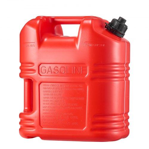 VEVOR Fuel Container, 19 L, Gas Tank with Spout & Clear Scale, 15 L/min Max Flow Rate, Secure & Leak-proof