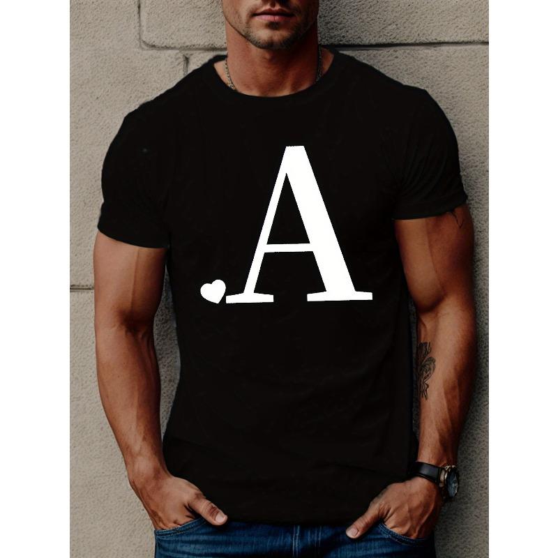 

European Size Men s Casual Short Sleeve T-Shirt with Geometric Print - Breathable Polyester, Round Neck, Machine Washable - Perfect for Summer 4XL
