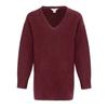 Miso Womens/Ladies Plain V Neck Loose Sweater Dress