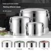 JPHZNB 304 Stainless Steel Insulated Food Dispenser