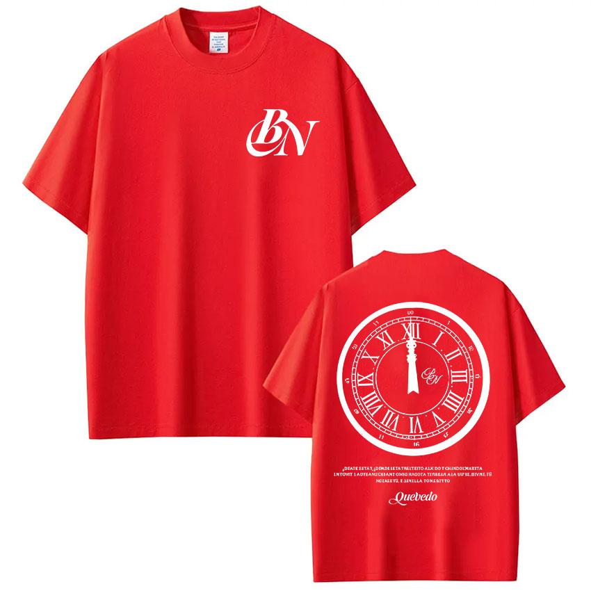 

Quevedo Buenas Noches Album 2025 Merch T Shirts Men Women Casual Fashion Cotton Short Sleeve T-shirts Retro Oversized O-Neck Tee S