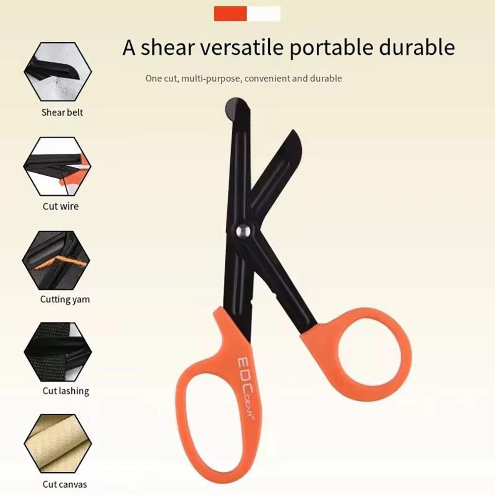 Medical survival scissors paramedic medical rescue scissors gauze tactical first aid scissors trauma scissors survival rescue