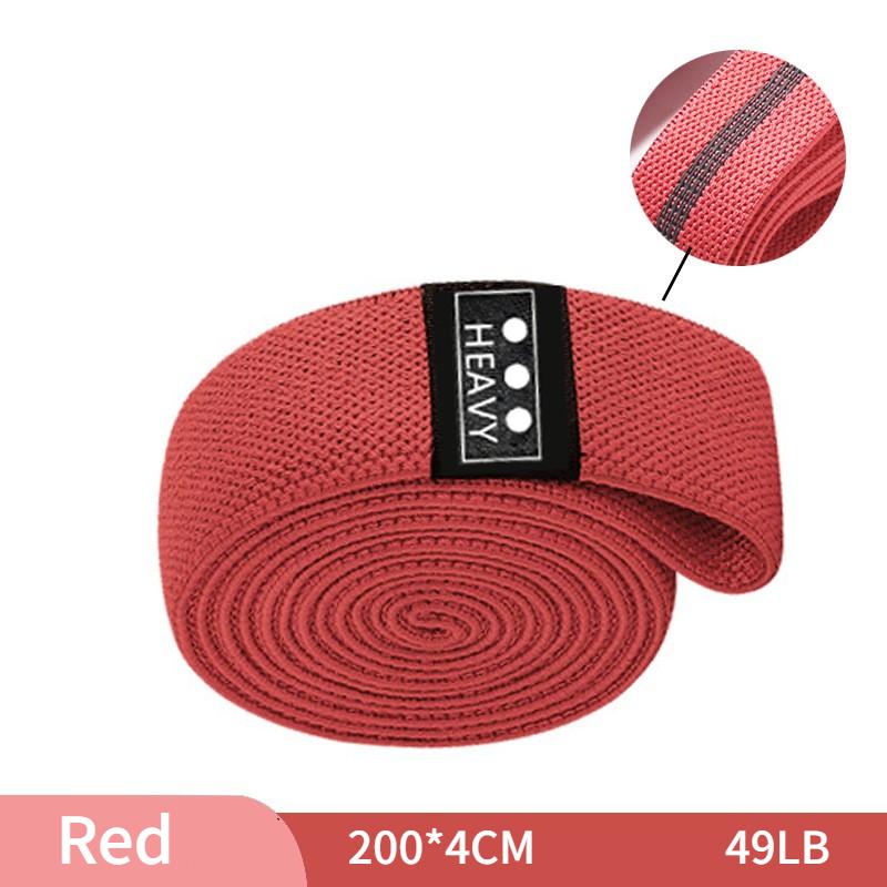 105lb Long Resistance Loop Band Kit Unisex Fitness Yoga Elastic Bands Hip Circle Thigh Squat Band Workout Gym Equipment for H Practical Use