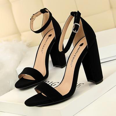 Fashion Sexy High Heels New Women Pumps Comfort Women Shoes Block Heels Ladies Shoes Buckle Women Heels Female Shoes Women Sandals