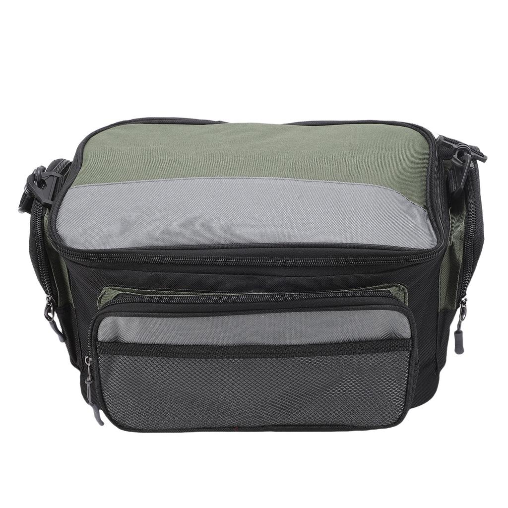 Fishing Tackle Bag Large Capacity Multipockets Lures Gear Storage Organizer Shoulders Messenger Bag