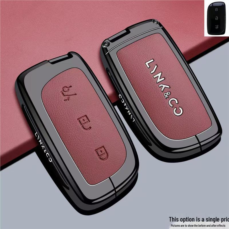 Lynk & Co 03 Key Case for Models 01/05/06/07/08/09/Z10/Z20 - Car Key Shell & Bag