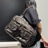 American Vintage Ladies Tote Bag Multi-Pocket Washed Hottie Locomotive Bag