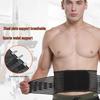 OLOEY Double Pressure Breathable Fitness Waist Support Belt with Detachable Steel Plate