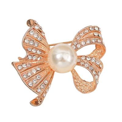 Practical Butterfly Pins Fashionable Bowknot Brooch Sparkling Women Clothing Jewelry Suitable for Various Occasion