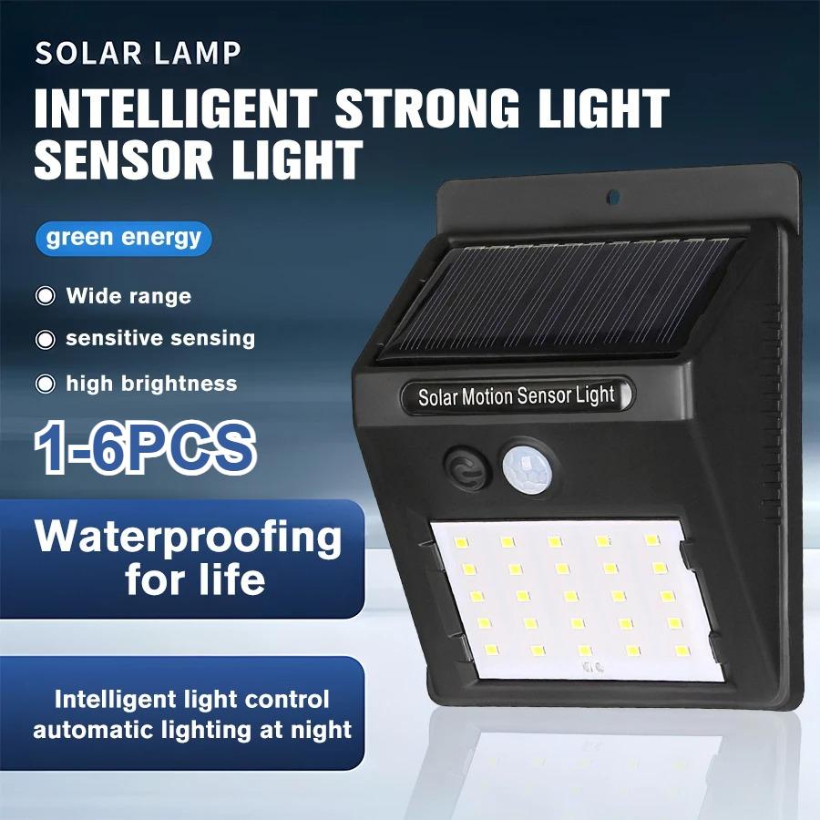 Solar Light PIR Motion Sensor Wall Light Outdoor Solar Lamp Waterproof Solar Powered Sunlight Street Lamp Garden Decor