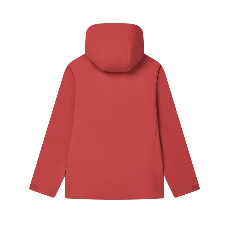 Fila Fashionable Warm Hooded Two-Piece Jacket Men Jackets Mountain-Red F11M512701FRD