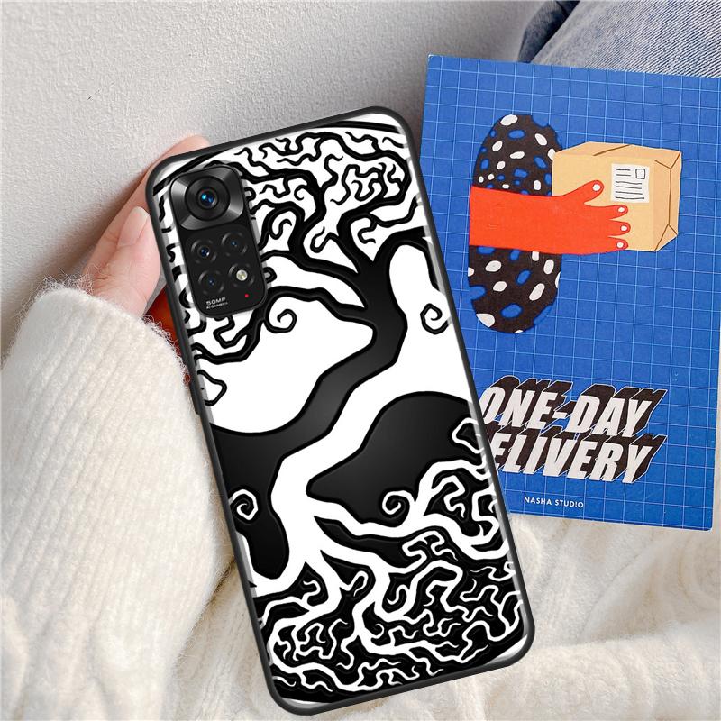 Lebensbaum Yin Yang Hülle Für Xiaomi Redmi Note 12 11 9 8 10 Pro Note 12S 11S 9S 10S Hülle Für Redmi 12C 9C 10C