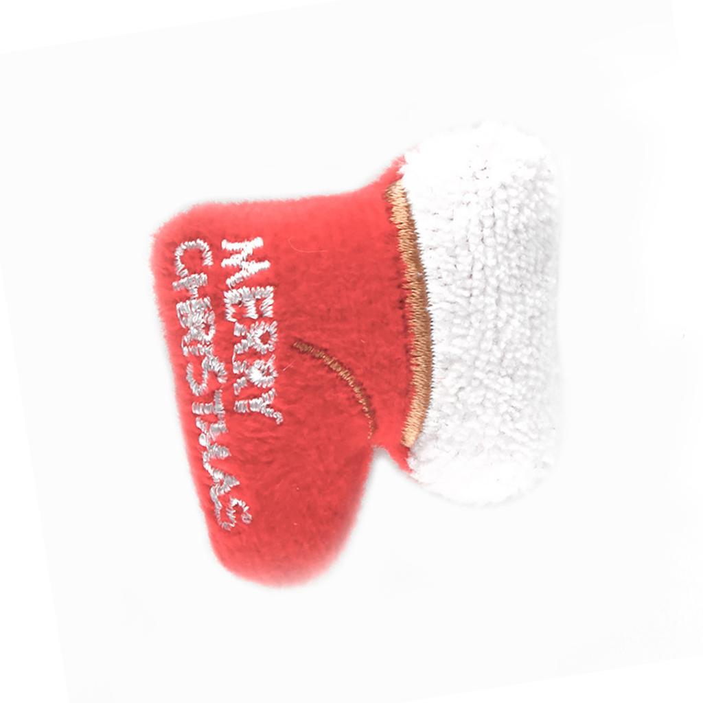 Soft Plush Toy Christmas Theme Adorable Fine Sewing Bite Resistant Stuffed Toy for Pets Type 5