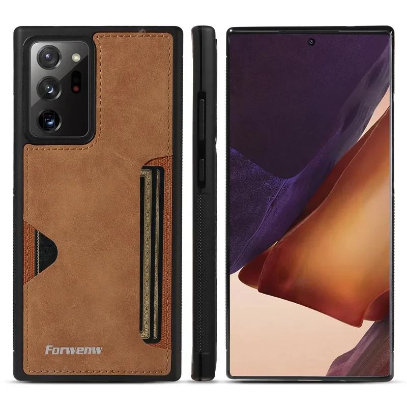 

Luxury Leather Phone Case For Samsung S24 A12 A13 A04S A14 A20 A22S A23 A24 A32 A33 A34 A50S A51 A52 A53 A54 A70S A71 A72 A73 A33 5G коричневий