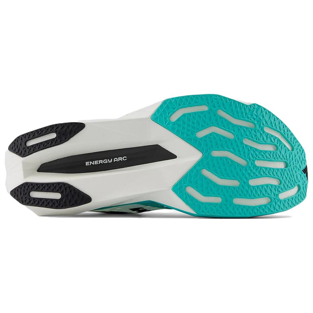 New Balance FuelCell SuperComp Pacer V2 White Cyber Jade Black (Womens) Women Sneakers WFCRRLW2