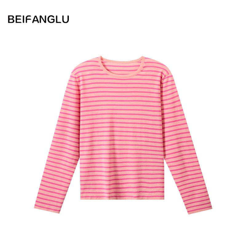 Northern Deer Spring Outfit: 100% Machine Washable, Fine Spun Wool Striped Shirt, 18 Gauge, ZC261044