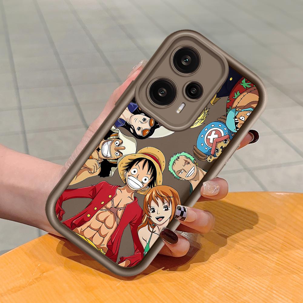 

Мягкий силиконовый квадратный чехол с рисунком лестницы для телефона, полное покрытие, противоударный защитный резиновый чехол для камеры для Xiaomi Redmi Xiaomi Poco C65 коричневый