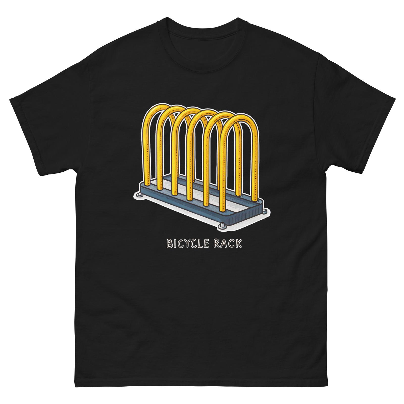 Bicycle Rack Object Place Item Urban T-Shirt XXL