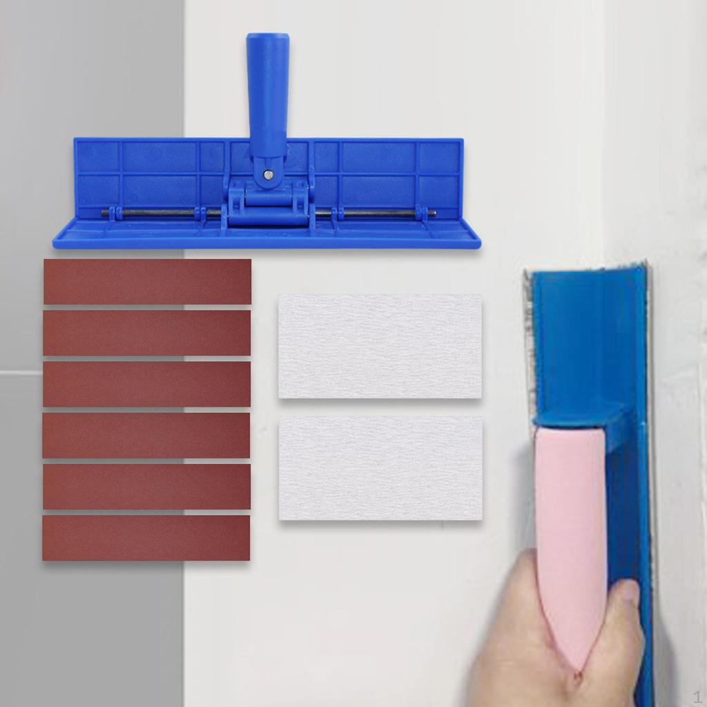 Kitt Polierwerkzeug für Innenecken Schleifpapierhalter Manueller Trockenbauschleifer