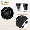 Universal Car Visor & Dashboard Sunglasses Holder, One-Hand Quick Clip, Scratch & Shockproof Eyewear Case Resistant Car Storage