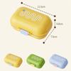 Portable Soap Rack New Waterproof with Cover  Container Travel Case Plastic Storage Box Bathroom Soap Holder