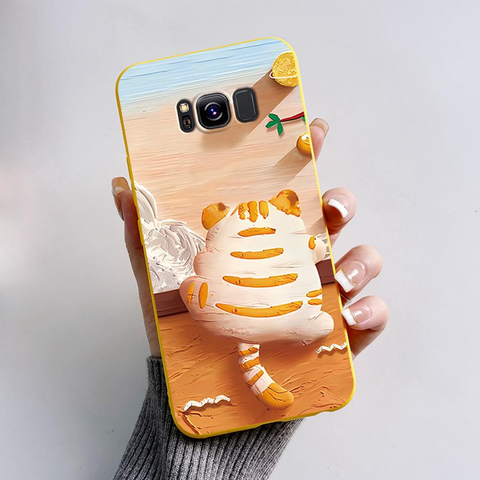 For Samsung Galaxy S8 Plus Case Galaxy S8 Shockproof Back Phone Cases For Samsung S8 GalaxyS8 Plus Cartoon Silicone Cover Bumper