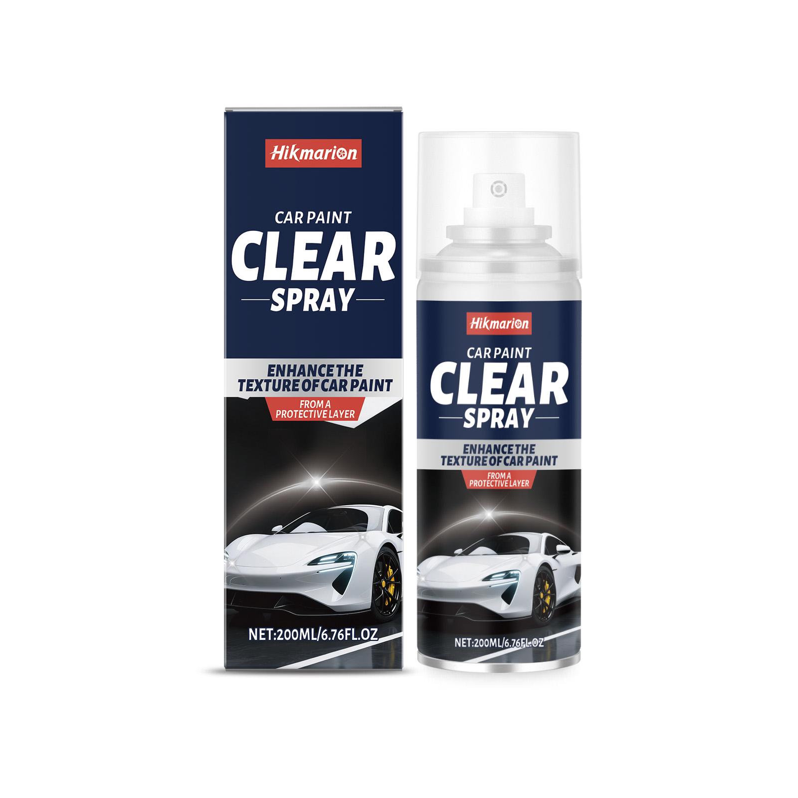 

Hikmarion Car Clear Coat Spray - Car Coating Care/Nano Cleaning Technology/Prevents Rust on Car Paint/Dustproof, Waterproof, and Anti-oxidation 200ml