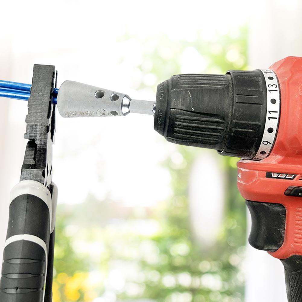 Automatic Quick Wiring Twisting Splitter Metal Electric Wire Twisting Tool Electric Wire Swivel Winding Connector Hand Tools