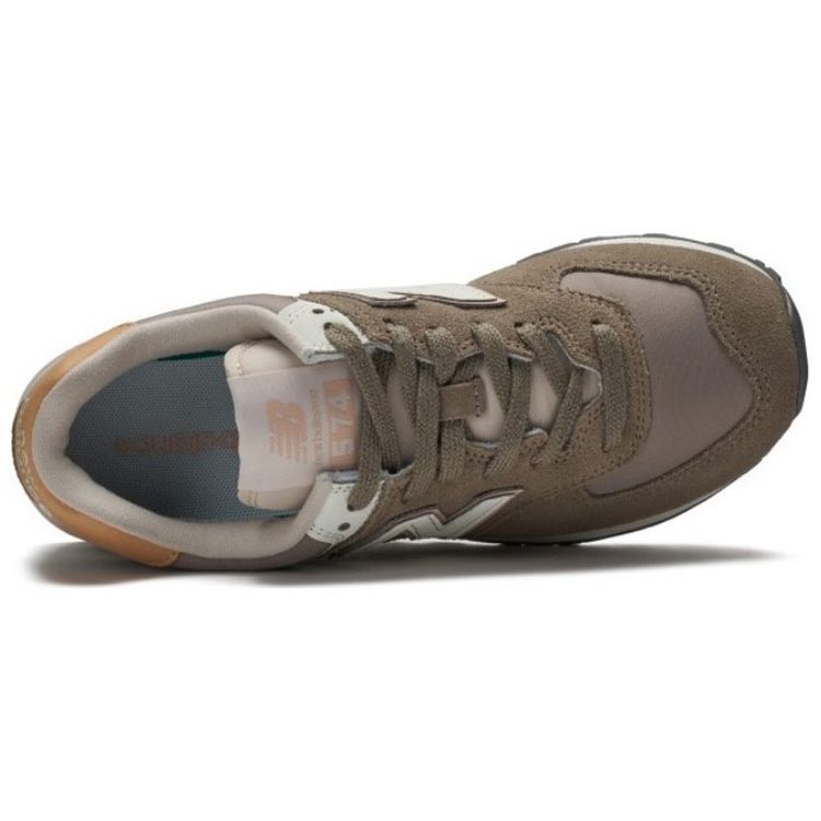 New Balance Nb 574 Retro Top Layer Cowhide Shock Absorbing Wear Resistant Low Top Casual Running Shoes Women Sneaker Khaki WL574SYL