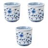 Setomonohonpo of Airin Karakusa Sushi Teacups X 320 Sushi Teacups (Set 3) [8.3 8.7 Cm, Cc] (Ceramic)