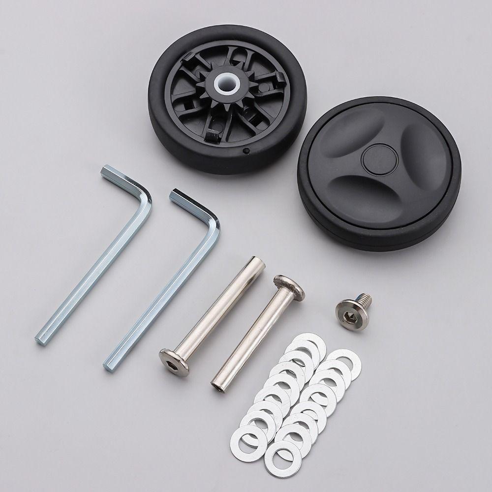 Replacement Suitcase Wheels Suitcase Parts Axles Travel Luggage Wheels  Luggage Accessories