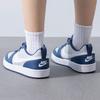 Nike Court Borough Low 2 GS Gris Brume Marine Mystique Chaussures de Sport pour Enfants Vert Atomique Blanc BQ5448-016