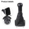 For Opel Zafira B 2005 To 2015 Manual Transmission Gear Shift Knob with Matching Boot Cover for Interior Upgrade