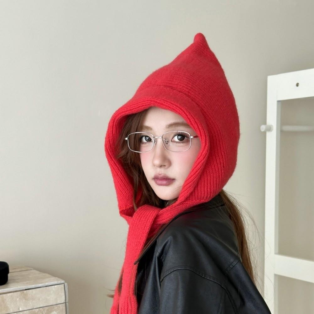 Ear Protection Balaclava Cap Korean Style Scarf Hat Vintage Coldproof Hooded Caps Girls