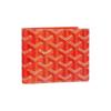 Goyard Victoire Monogram Opvouwbare Canvas en Leer Portemonnee Unisex Portemonnee Zwart Blauw Groen VICTO8PMLTY