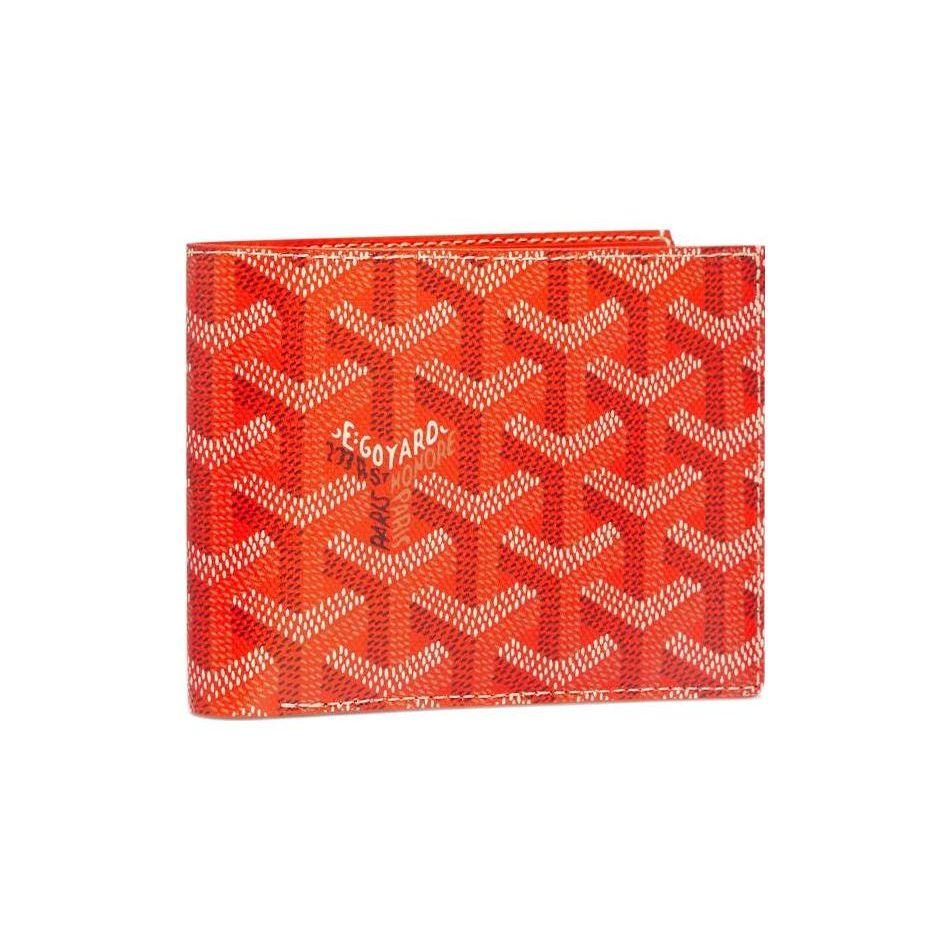 Goyard Victoire Monogram Opvouwbare Canvas en Leer Portemonnee Unisex Portemonnee Zwart Blauw Groen VICTO8PMLTY