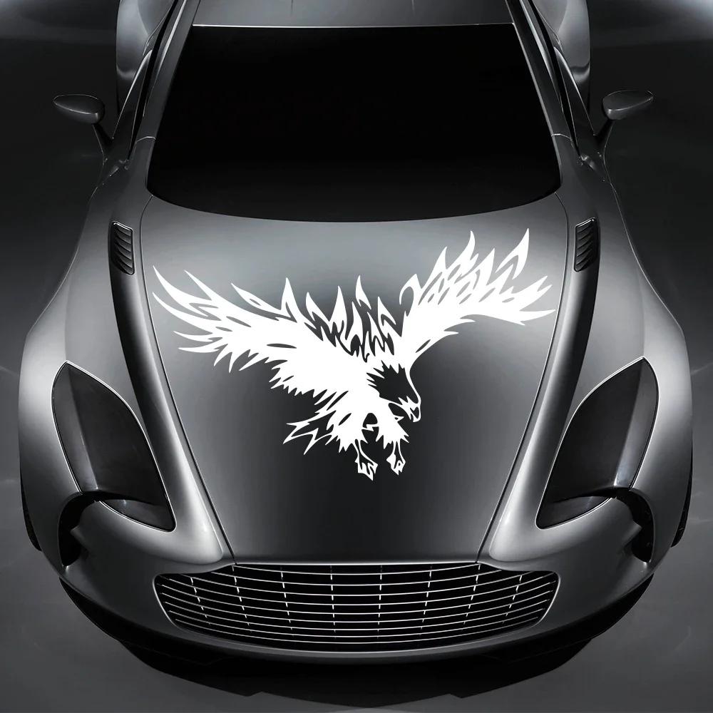 2 Größen Auto Motorhauben Aufkleber Adler Decals Auto Farbe Vinyl Folie Wasserdicht Kreativ Fahrzeuge PVC Aufkleber Außen Zubehör