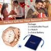 Ladies Ring Watch Fashionable Octagonal Stainless Steel Ring Clock Analog Simple Quartz Fashion Accessory - Birthday Christmas Valentine's Day Gift