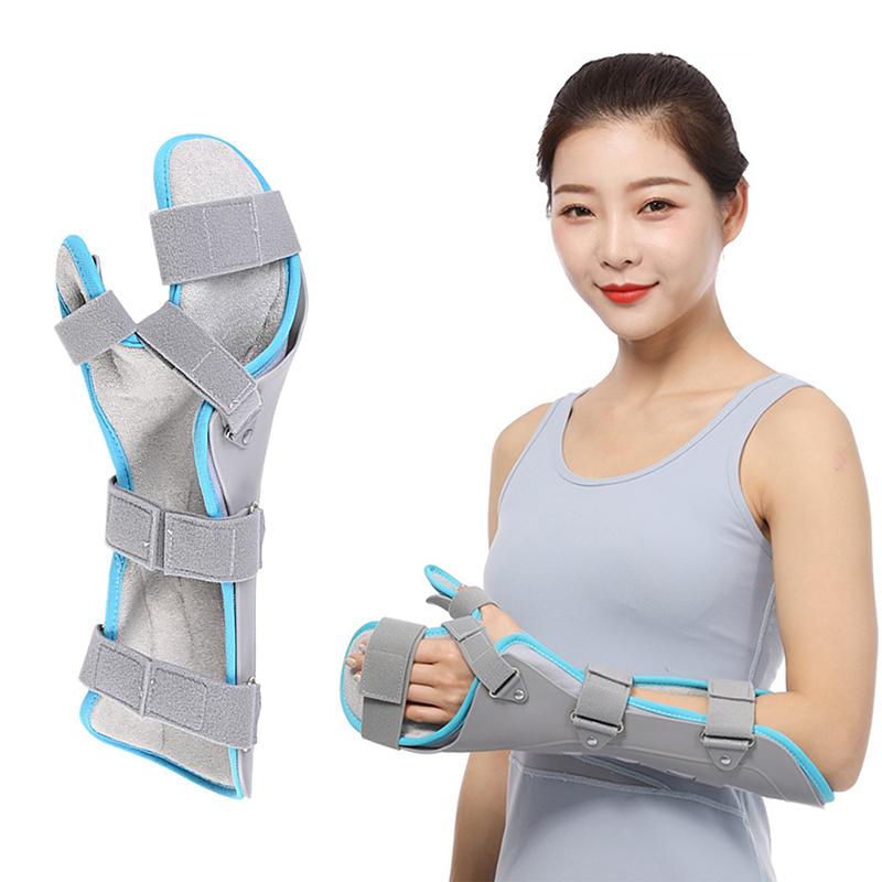 Wrist Support Brace Adjustable Hand Fracture Fixed Strap Sprain Carpal Tunnel Splint Posture Corrector Bandage Joint Pain Relief