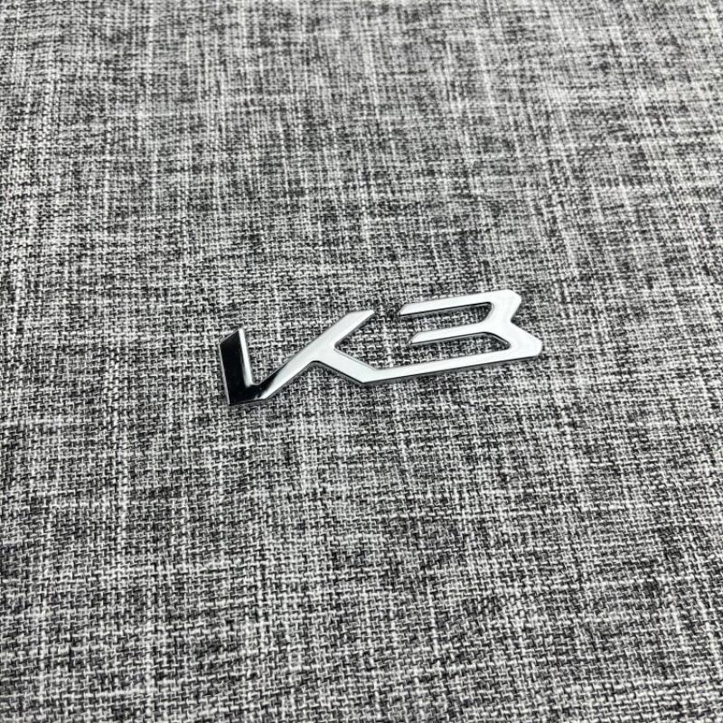 Applicable K3K5 Kaiku K8 Rear Trunk Logo Modified Trunk Logo Sticker Black Decorative Car Sticker