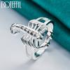 925 Sterling Silver Animal Shaped Ring Fashion Wedding Jewelry