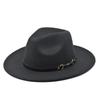 1 Pezzo Cappello Fedora alla Moda in Lana da Uomo Autunno Inverno a Tesa Larga Cappello Jazz Lana Sintetica da Donna Feltro Cappello Britannico