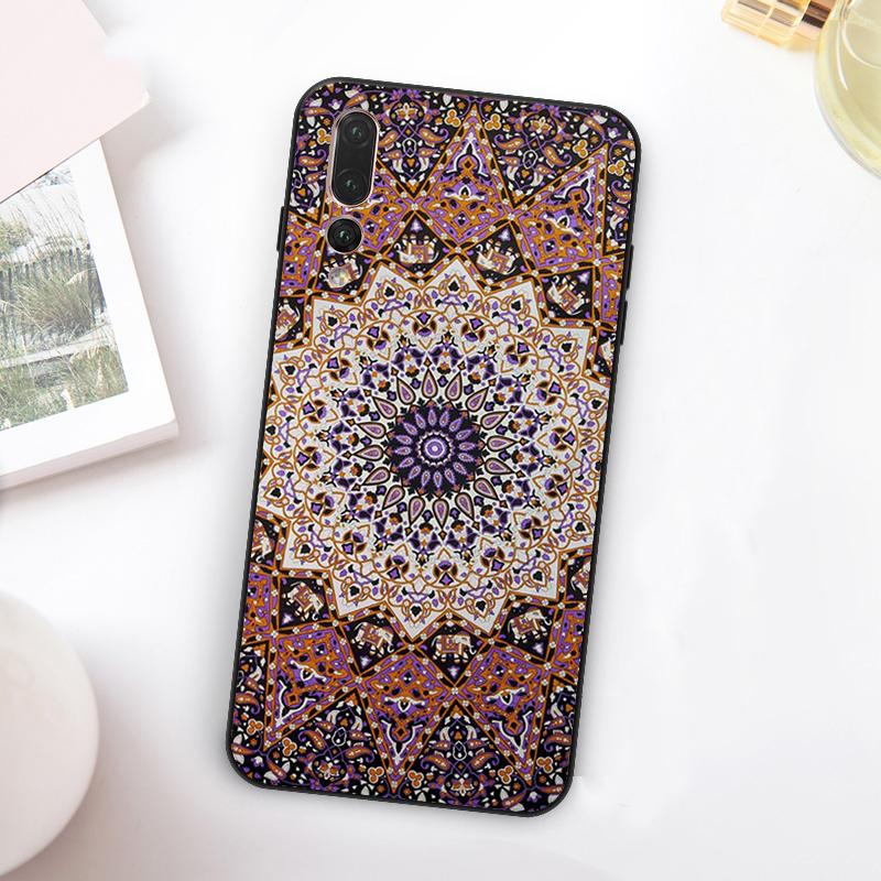 Indian Mandala Pattern For Huawei Nova Y73 Y72 Y90 Y70 Y60 Y91 Y61 12s 12i 11i 8i 9 10 SE P60 P30 Pro P40 Lite Case