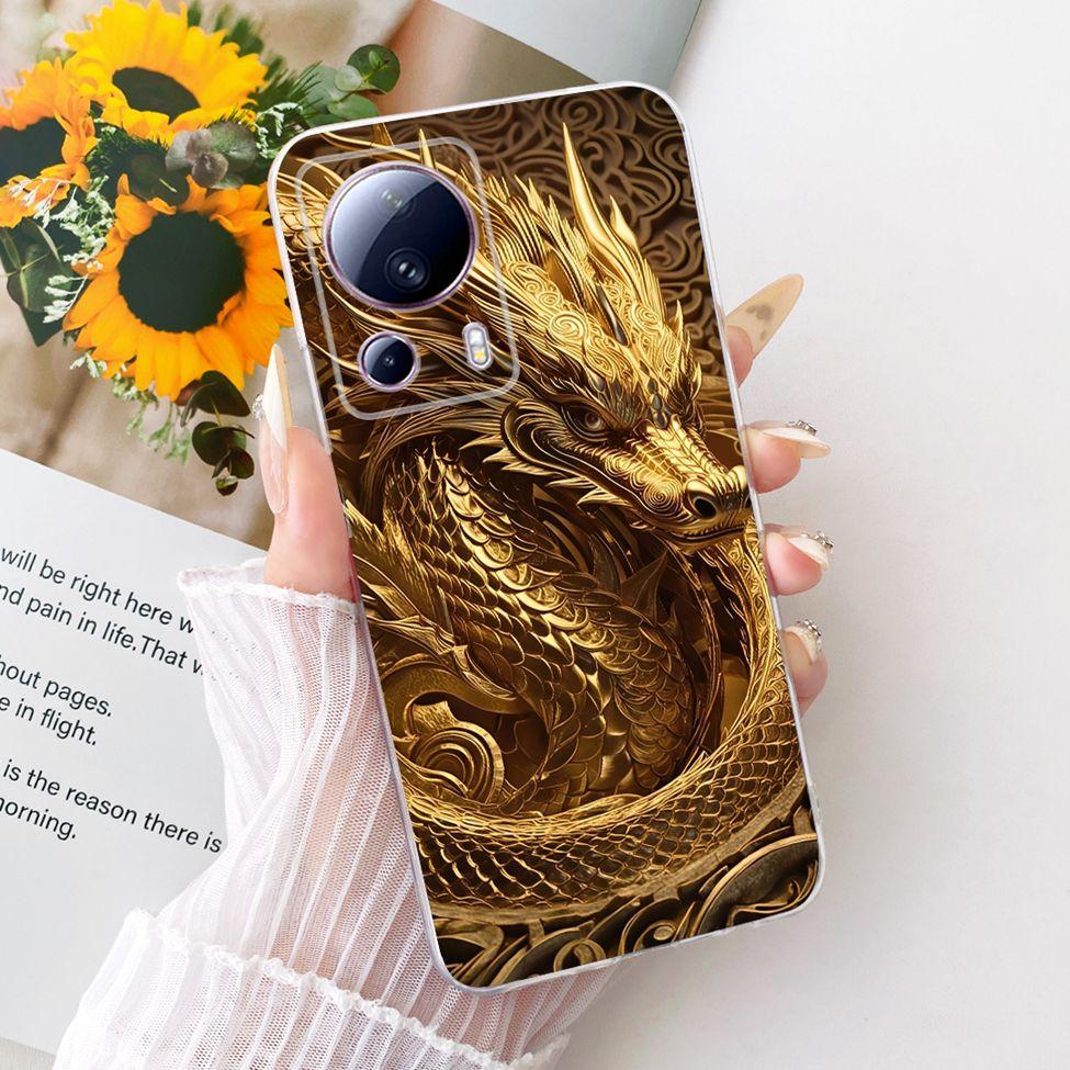 For Xiaomi Civi 2 Clear Case Aesthetic Luxury Cute Fashion Butterfly Funny Painted Funda For Xiaomi Civi2 Casing 2209129SC