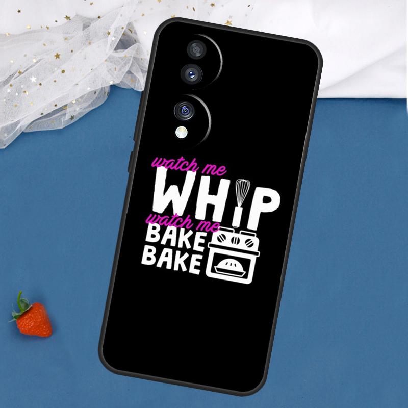 Love Baking Chef Knife Case For Honor Magic 8 7 5 6 Pro 200 400 50 70 90 Lite Win RT X8c X8b X9a X9b X9c X9d Cover