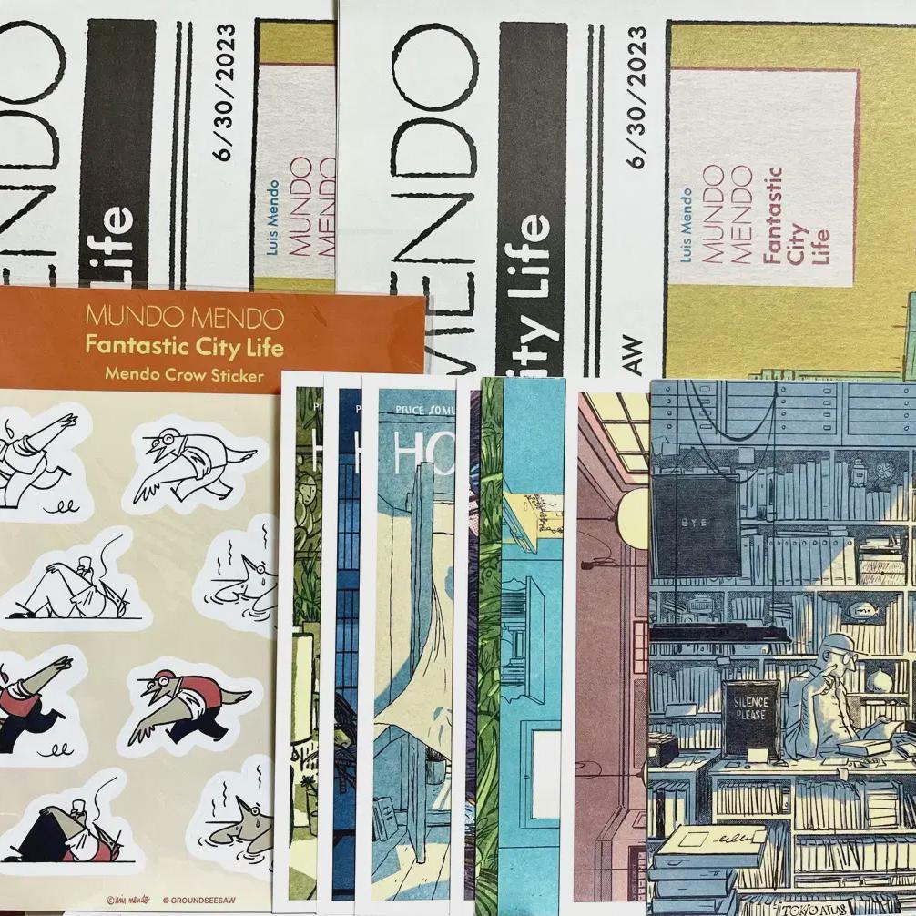 

Выставка «Качели на земле» Продажа 10 открыток «Мундомендо»