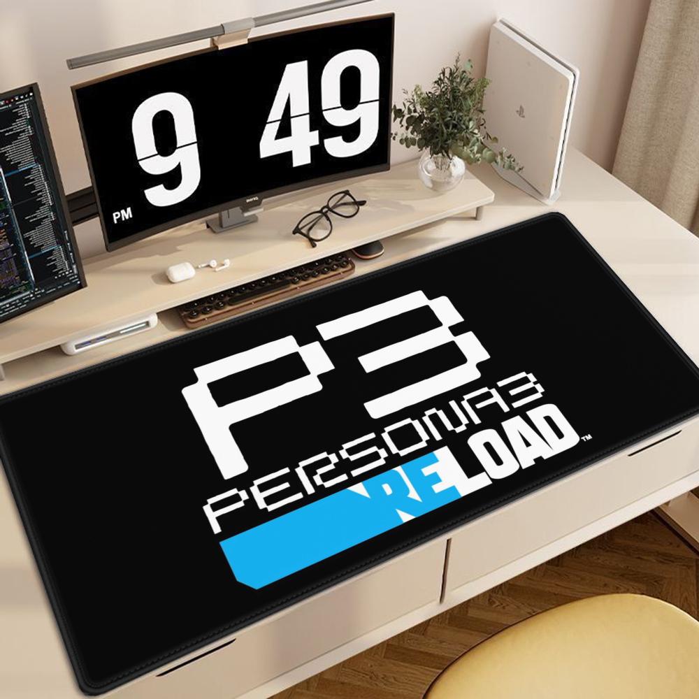 XXL Mouse Pad Anime Persona Reload Mousepad Gaming Gamer Accessories MouseMat Office Soft Table Mat HD Printing Kawaii Deskpad